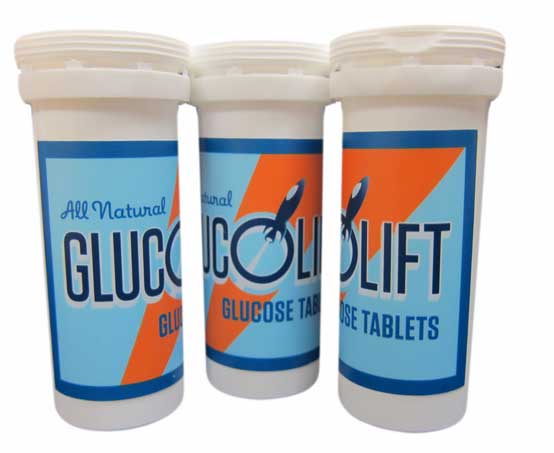 Glucolift glucose tablets travel tubes